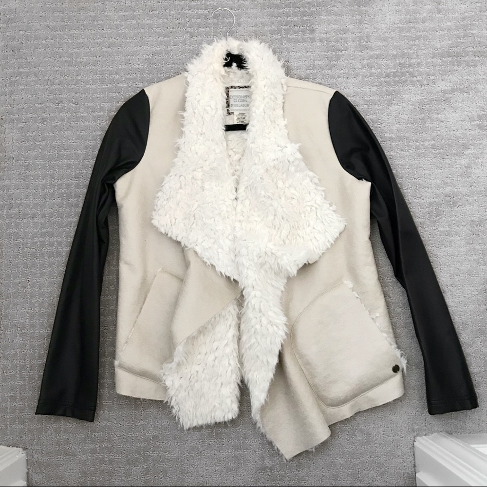 Faux Fur Moto Jacket